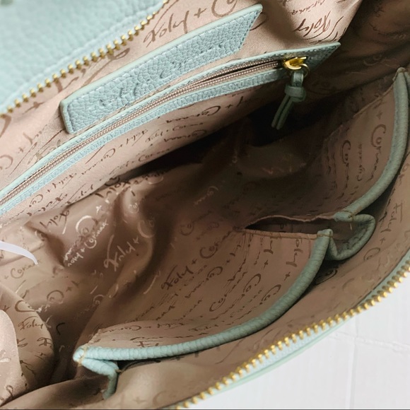Foley + Corinna Satchel Crossbody Baby Blue Bag - Picture 5 of 16